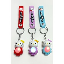 Çzgflm Karakteri Işıklı Silikon Anahtarlık