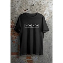 24 Kasım Öğretmenler Günü Baskılı Özel T-Shirt - Siyah