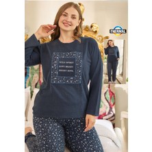 Battal Thermal Uzun Kollu Pijama Takımı 240685