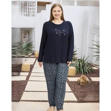 Battal Vıskon Uzun Kollu Pijama Takımı 250495