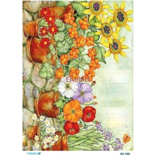 Diamond Pirinç Dekopaj Kağıdı - 1076