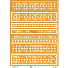 Diamond Pirinç Dekopaj Kağıdı - 2580