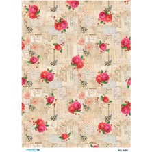 Diamond Pirinç Dekopaj Kağıdı - 1480