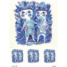 Diamond Pirinç Dekopaj Kağıdı - 1521