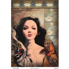 Diamond Pirinç Dekopaj Kağıdı - 5138