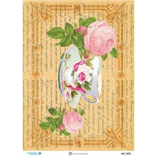 Diamond Pirinç Dekopaj Kağıdı - 3231