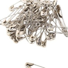 Çengelli Iğne 50'li Gümüş Kutuda 3cm