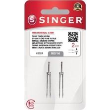 Çift Iğne 4mm. (2'li Blister/14 No.)