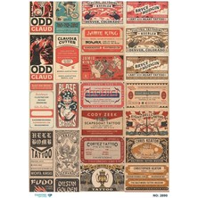 Diamond Pirinç Dekopaj Kağıdı - 2890