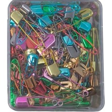 Çengelli Iğne Kilitli Bebe Renkli Büyük 100 Adet