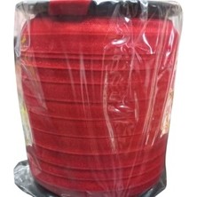 Çamaşır Lastiği Düz 1 cm  1 Metre Kırmızı