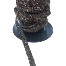 Silikonlu Yapıştırma Taş Şerit 2 cm Siyah 5 Metre