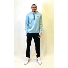 Süperlife Kapşonlu Uzun Kollu Baskılı Dar Kalıp Ince Erkek Sweatshirt Spr 2019K61