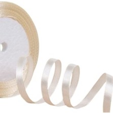 Fırsatkolik Saten Kurdele 3 mm Krem 5 Metre