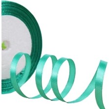 Fırsatkolik Saten Kurdele 6 mm Su Yeşili 10 Metre