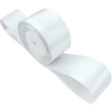 Fırsatkolik Saten Kurdele 6 cm Beyaz 1 Metre