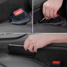 Volvo V60 2019-2020-2021-2022-2023-2024-2025 Koltuk Arası Düşme Engelleyici Sol Taraf Siyah