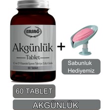 Akgünlük Tablet Takviye Edici Gıda - Sabunluk Hediyemiz 4043-3
