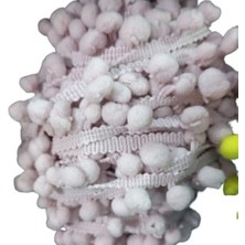 Fırsatkolik Sıralı Ponpon 1 Metre Pudra