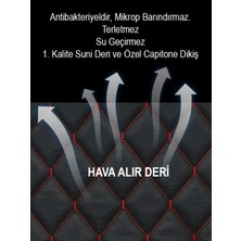 Iki Renkli Deri Koltuk Minderleri, Şık ve Konforlu Araç Içi Aksesuarları
