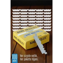 Modacar 100 Lü Berber Ustura Jileti - Yarım Jilet- Berber Jileti Nano Absolute