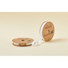 Fırsatkolik Biye Koton Katlı D02 Ekru 2 cm 25 Metre %65 Koton %35 Polyester