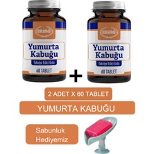 Yumurta Kabuğu Takviye Edici Gıda 2 Kutu - Sabunluk Hediyemiz 2068-4