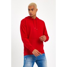 Süperlife Erkek Kapşonlu Regular Fit Ince Sweatshirt Spr 20K55