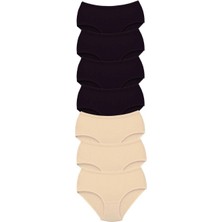 7 Adet Tutku Kadın Yüksek Bel Bato Kalın Lastik Külot S2