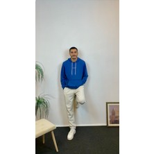 Süperlife Erkek Kapşonlu Regular Fit Brooklyn Baskılı Ince Sweatshirt SPR22SW161