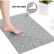 2 Adet Küvet ve Duş Paspası Vantuzlu Kaymaz Yumuşak Silikon Banyo Paspası 45 x 70 cm M-161