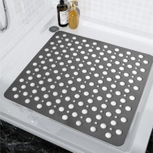 2 Adet Kare Vantuzlu Banyo ve Duş , Küvet Içi Duşakabin Banyo Paspası 54X54CM M-149