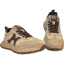 Guja Erkek Bağcık Kapamalı Renk Detaylı Kauçuk Kaydırmaz Taban Deri Sneakers Ayakkabı