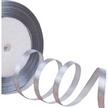 Fırsatkolik Saten Kurdele 2 cm 10 Metre Gri