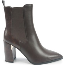 Nine West Fabıola 5pr Kahverengi Kadın Topuklu Bot