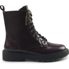 Nine West Desta 5pr Bordo Kadın Düz Bot