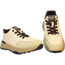 Gujaerkek Bağcık Kapamalı Kaydırmaz Taban Deri Sneakers Ayakkabı