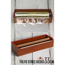 Modacar Streç Film Kesici Ahşap Streçlik Folyo ve Streç Film Kesici 33 cm