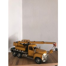 Dekoratif Metal Vinç Iş Makinesi