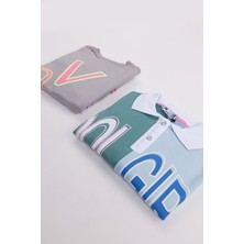 Harika Kids Kız Çocuk Orta Kalınlıkta Baskılı 2'li Paket Sweatshirt