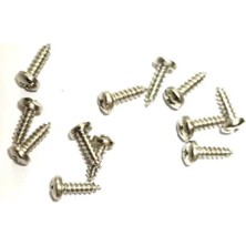 Klips, Menteşe, Ayak, Ysb Sac Vidası - 2,9x9,5mm Nikel, 1000 Adet