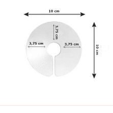 Elizabet Şeffaf Kuş Yakalığı 3.75 Cm-10 cm Standart