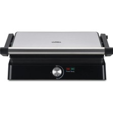 2200W Döküm Izgara ve Tost Makinesi, 180° Açılır, Dayanıklı ve Pratik Kullanım