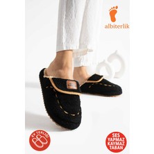 Albishoes Kadın Ev Terliği Kaydırmaz Taban Kışlık Kadın Ev Terliği Çeyiz Bohça Terliği Rahat Taban