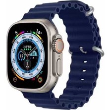 Apple Watch 42MM 10.nesil Metal Toka Silikon Kordon Premium Oceanvkayış