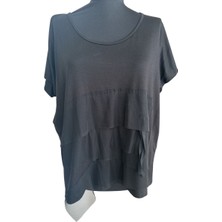 Tül Detaylı Bluz Şalvar Takım