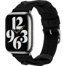 Apple Watch 42MM 10.nesil  Krd-97 Sarmal Örgü Tasarımlı Kordon