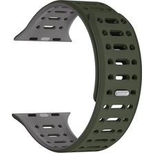 Apple Watch 7 41MM KRD-124 Silikon Kordon Strap Kayış