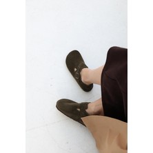 Oxford Hakiki Deri Mantar Taban Ortopedik Ayakkabı