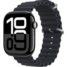 Apple Watch 10-11 42MM Metal Toka Silikon Kordon Premium Oceanvkayış